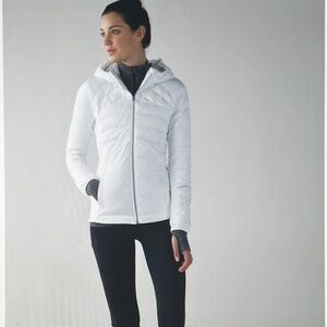 Lululemon Down For A Run Jacket II White Size 10 NWT
